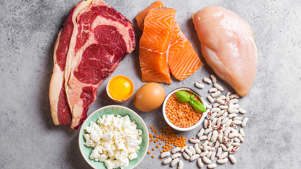 Several sources of protein
